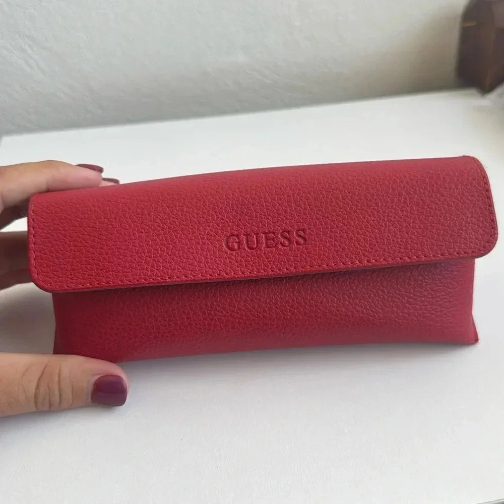 Guess Red Glasses Case – Hard Shell Eyewear Holder